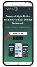 How to download Alight Motion Pro on Android Step 1