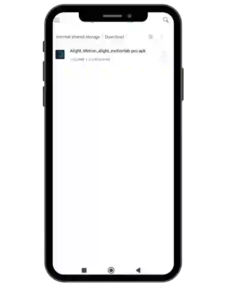 How to download Alight Motion Pro on Android Step 2