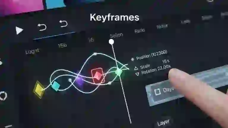 Alight Motion Mod APK keyframes