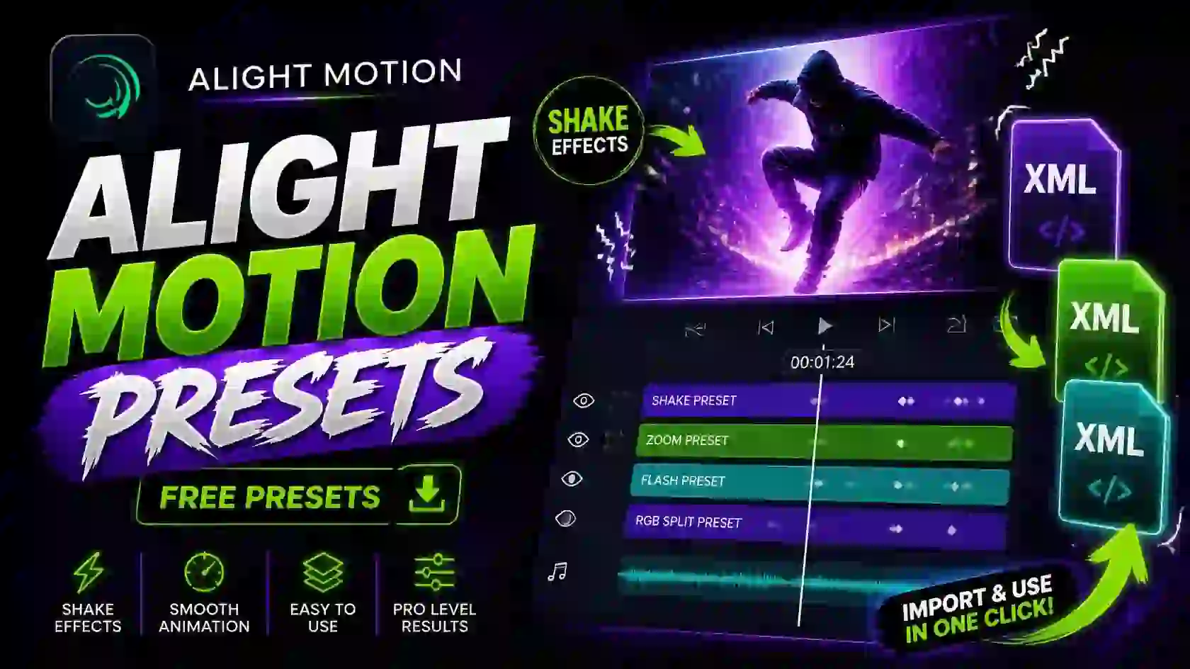 Alight Motion Effects Free Presets