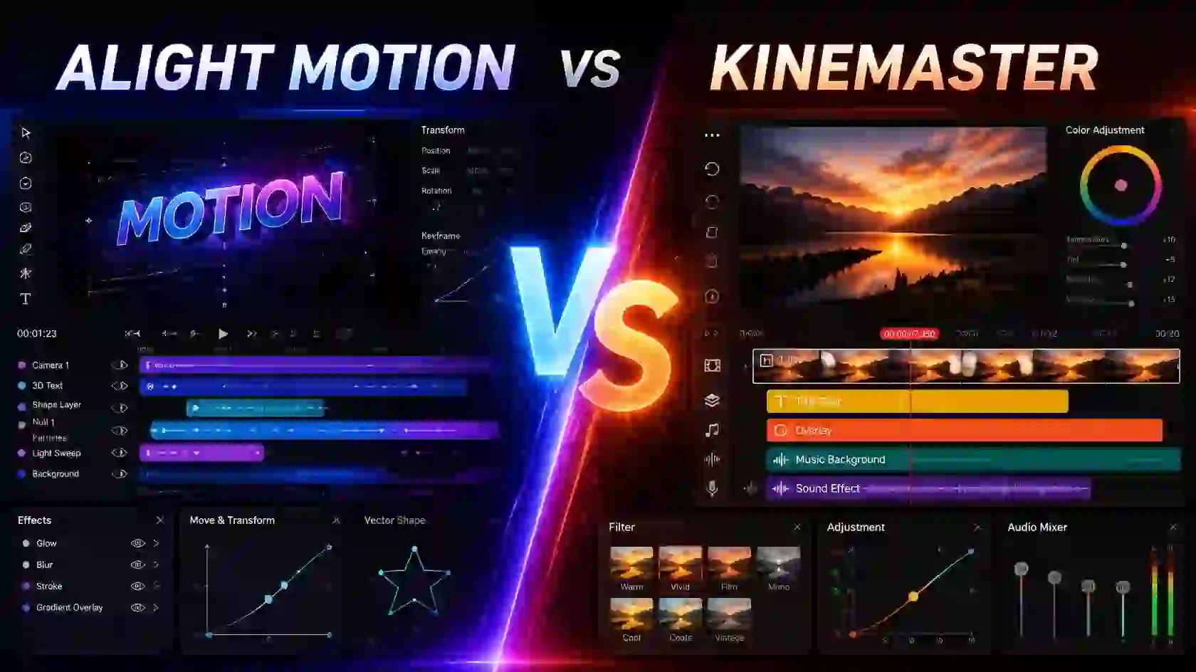 Alight Motion vs KineMaster: Which Is Better?
